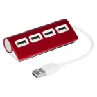 Hub USB - czerwony