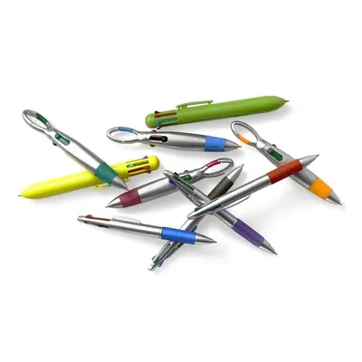 Długopis z gumowym uchwytem 4 kolory wkładów