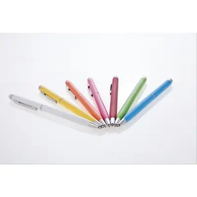 Długopis z touch penem - biały
