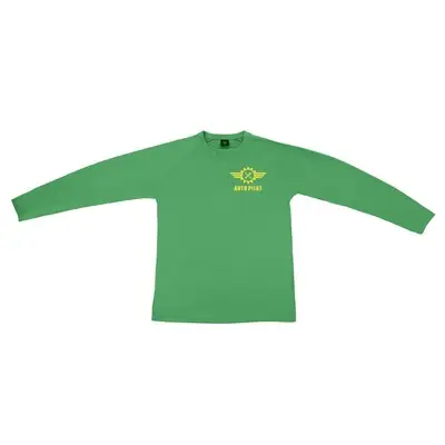Bluza z długim rękawem kolor zielony - M