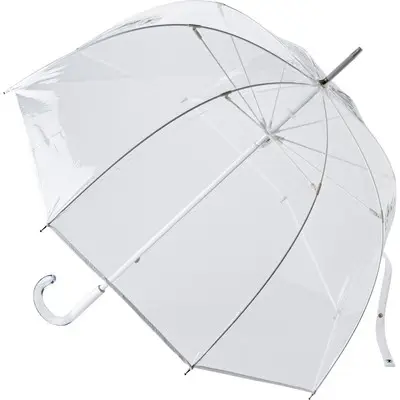 Automatyczny parasol w kolorze białym