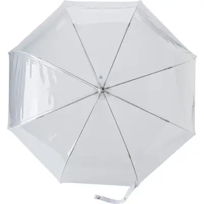 Automatyczny parasol w kolorze białym