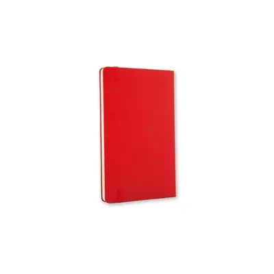 Duży notatnik w kratkę Moleskine - czerwony