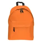 Plecak z dwoma kieszeniami na zamek - pomarańcz