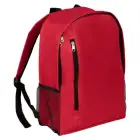 Czerwony plecak z logo