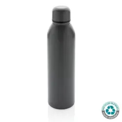 Próżniowa butelka sportowa 500 ml, stal nierdzewna z recyklingu kolor antracytowy
