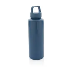Butelka sportowa 500 ml, plastik z recyklingu kolor niebieski