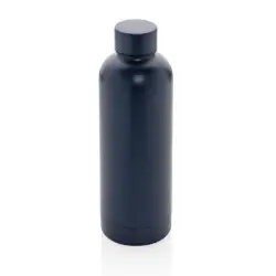 Butelka termiczna 500 ml, stal nierdzewna z recyklingu kolor niebieski