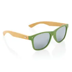 Okulary przeciwsłoneczne, plastik z recyklingu kolor zielony
