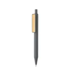 Długopis z bambusowym klipem, RABS kolor szary