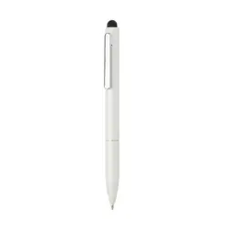 Długopis touch pen Kymi aluminium z recyklingu kolor biały