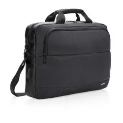 Nowoczesna torba na laptopa 15" Swiss Peak - kolor czarny