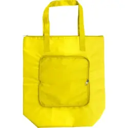 Składana torba termoizolacyjna, torba na zakupy - kolor żółty