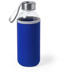 Szklana butelka sportowa 420 ml kolor granatowy