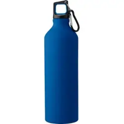 Butelka sportowa 800 ml z karabińczykiem - kolor granatowy