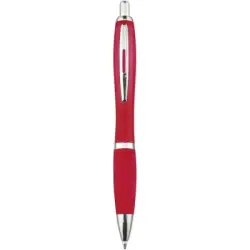 Długopis z miękkim uchwytem - czerwony