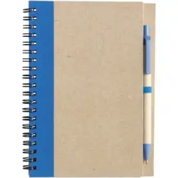 Notatnik ok. A5 z długopisem - kolor niebieski