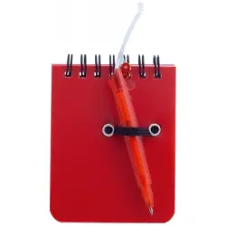 Notes / notatnik z długopisem - kolor czerwony