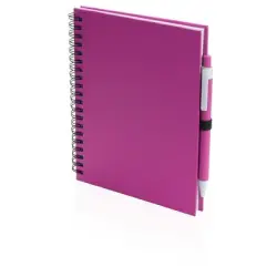 Notes / notatnik z długopisem - różowy