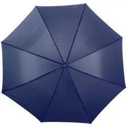 Granatowy parasol automatyczny z metalowym trzonem