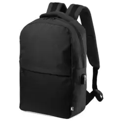 Plecak na laptopa 15", rPET - kolor czarny