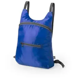 Składany plecak RPET - kolor niebieski