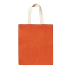 Torba z juty na zakupy - kolor pomarańczowy