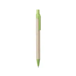Długopis z kartonu z recyklingu - kolor zielony