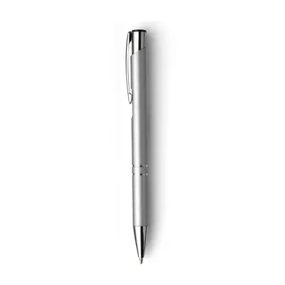 Długopis z klipem w kształcie strzały - srebrny