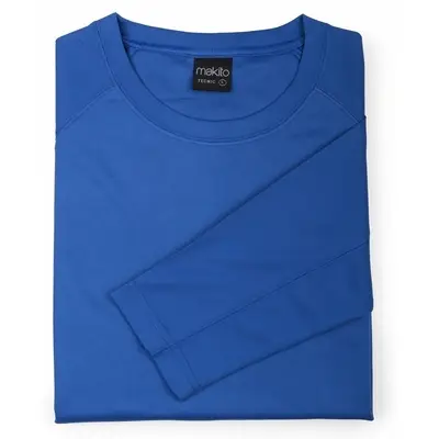 Bluza z długim rękawem kolor niebieski XL