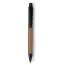 Długopis bambusowy z plastikowymi elementami