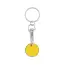 Brelok do kluczy w kształcie monety - żółty