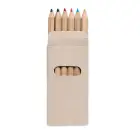 Abigail - 6 kolorowych ołówków - Kolor wielobarwny