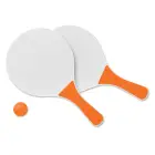 Mini Match - Zestaw do tenisa na plaży - Kolor pomarańczowy