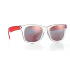 America Touch - Lustrzane okulary przeciwsłon - Kolor czerwony