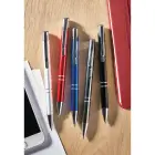 Bern - Przyciskany długopis - Kolor tytanowy