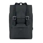 Plecak z poliestru 600D RIGA - kolor czarny