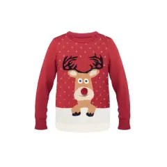 Sweter świąteczny S/M - SHIMAS - kolor czerwony