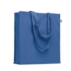 BENTE COLOUR Torba z bawełny organicznej kolor niebieski