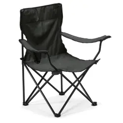 Krzesło turystyczne kolor czarny