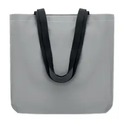 Odblaskowa torba na zakupy - VISI TOTE - kolor srebrny mat