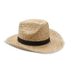 Słomiany kapelusz kowbojski kolor czarny