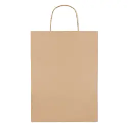 Paper Large - Paprierowa torebka ozdobna duż - Kolor beżowy