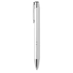 Bern - Przyciskany długopis - Kolor srebrny