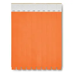 Tyvek - Opaska na rękę Tyvek® - Kolor pomarańczowy