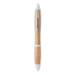 Długopis z bambusa kolor biały