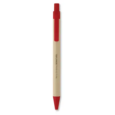 Cartoon - Długopis biodegradowalny - Kolor czerwony