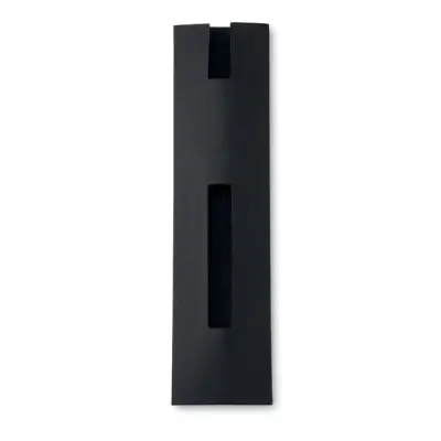 Paper Sleeve - Czarne papierowe etui - Kolor czarny
