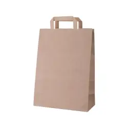 Papierowa torba Boutique - kolor brązowy