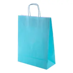 Torba papierowa Mall - kolor jasno niebieski